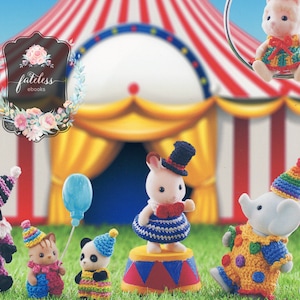 Sylvanian Family & Calico Critters Tiny Clothes and Dress up Costumes Miniature Crochet  - JAPANESE Craft Book PDF Instant Download eBook