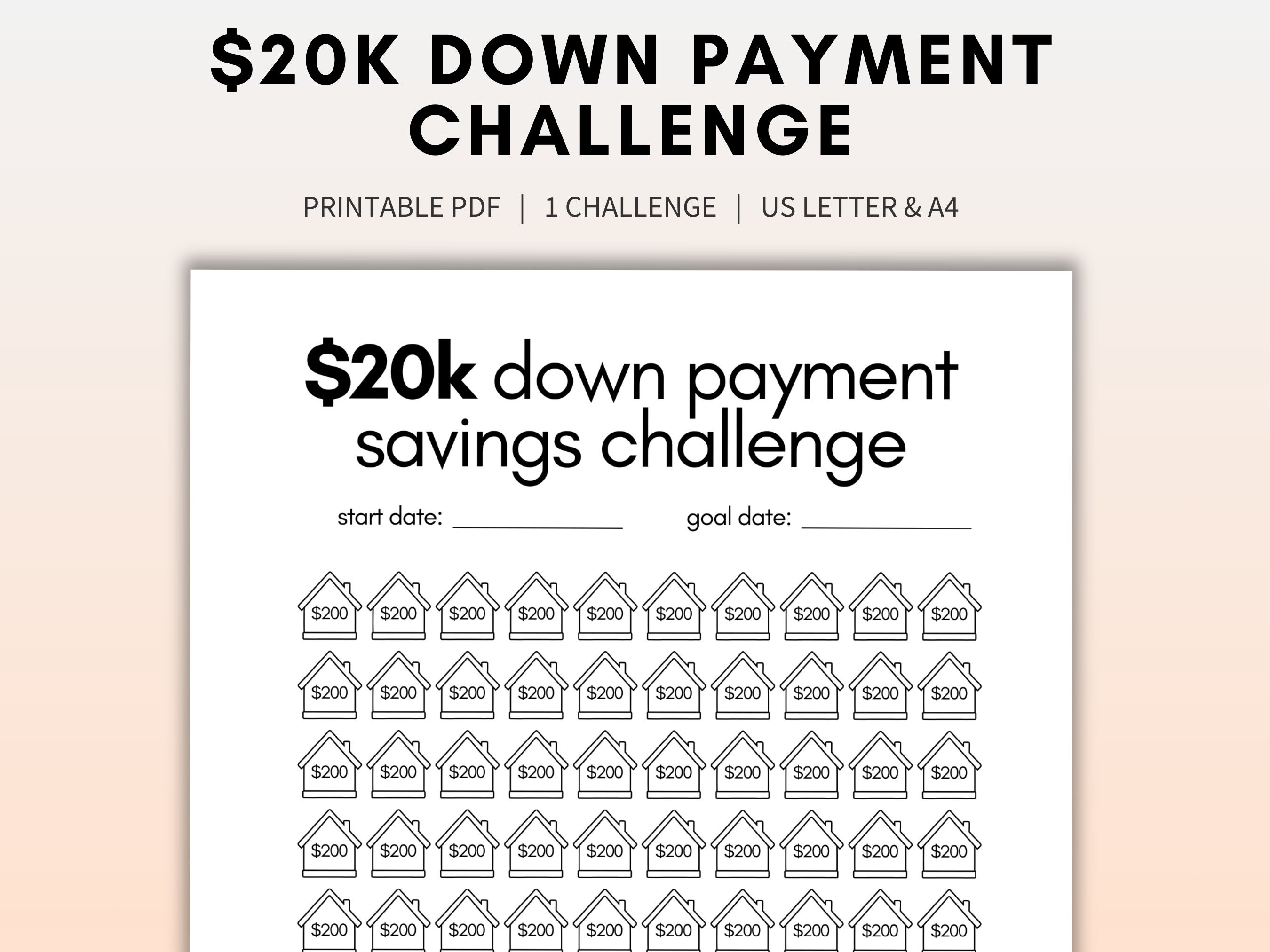 Savings Tracker Ways To Save For A House Down Payment Down Payment