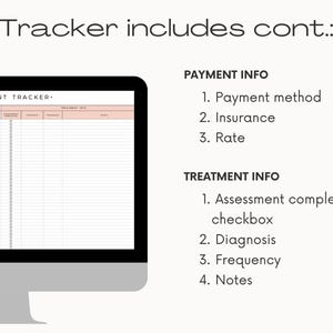 Therapist Client Tracker Excel Template: Caseload Tracker (digital ...