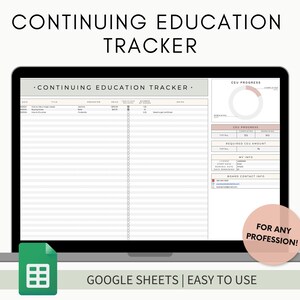 CEU Tracker Template Google Sheets Continuing Education Tracker CEU Tracker Template Google Sheets Continuing Education Tracker