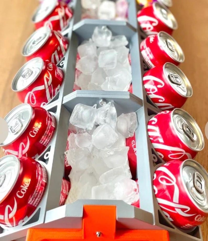 V4-V12 Engine Block Can Cooler – Car Enthusiast Beverage Holder (Powder-Coat Look Option) V12