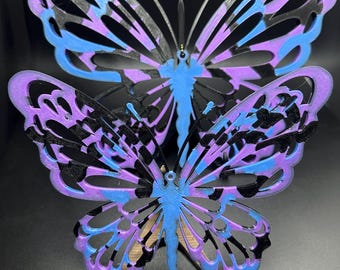 3D Printed Butterfly Wall Art, Colorful Nature Decor, Modern Home Accent, Window Display