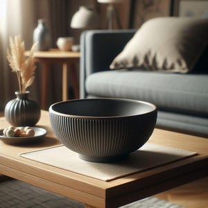 Modern Decorative Fruit Bowl - Minimalist Kitchen Centerpiece - Etsy