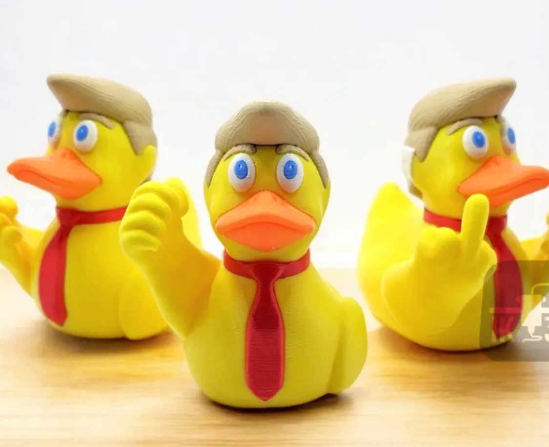 Donald Trump Duck Set: 3D Printed PLA Political Gag Gift