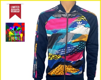 Adidas rainbow jacket shop