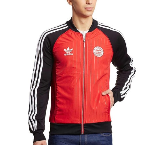 adidas FCバイエルン・ミュンヘン ジャケット 送料無料・匿名配送】アディダスオリジナルス サッカー バイエルン