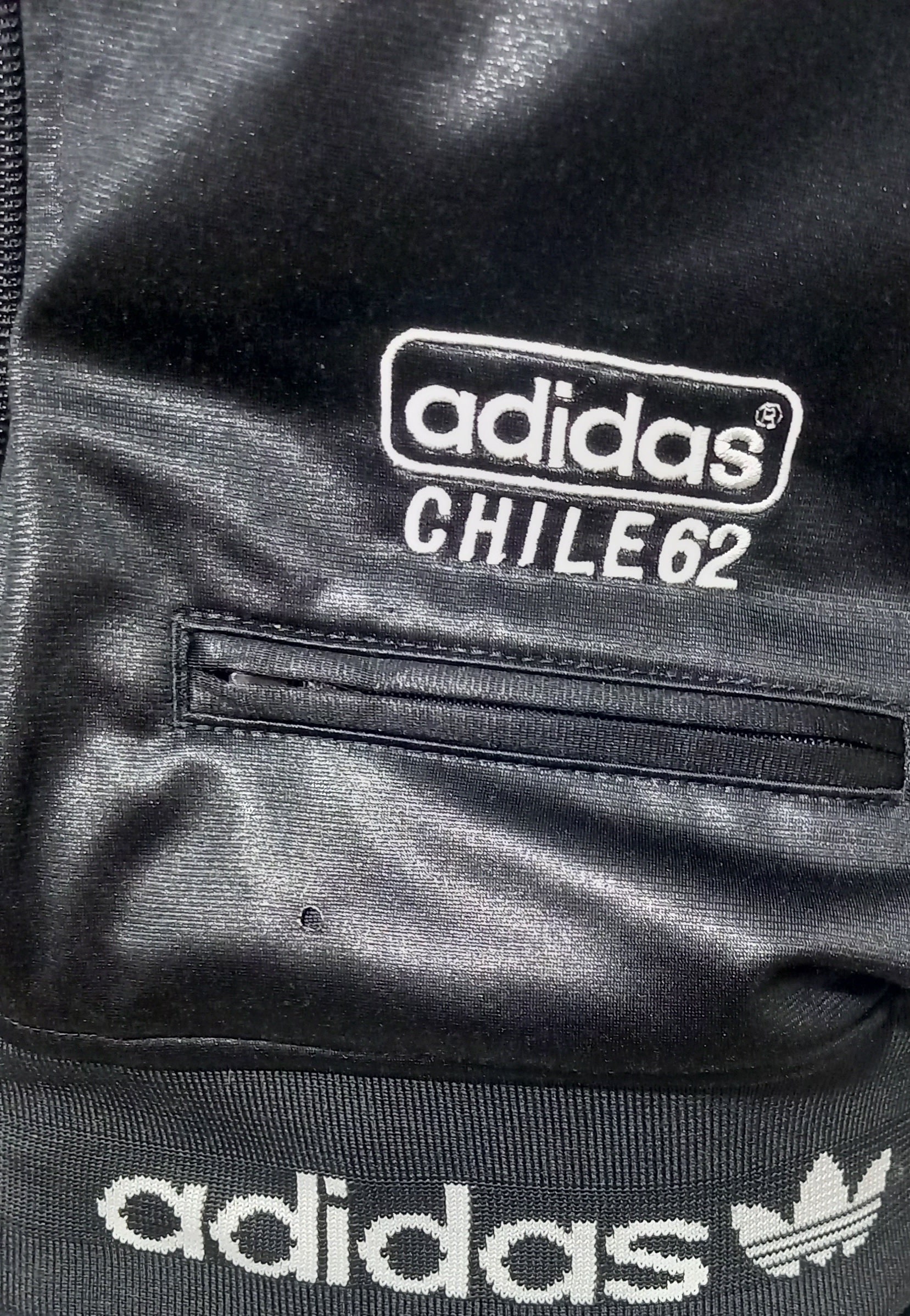 ADIDAS Track Jacket Chile 62 Lllited Shiny Gold Rare Vintage