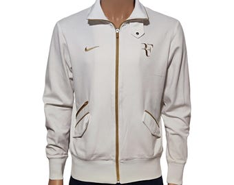 【未使用】NIKE RFジャケット 2010全米 フェデラー【グレーSサイズ】 未使用】NIKE RFジャケット 2010全米 フェデラー【グレーSサイズ