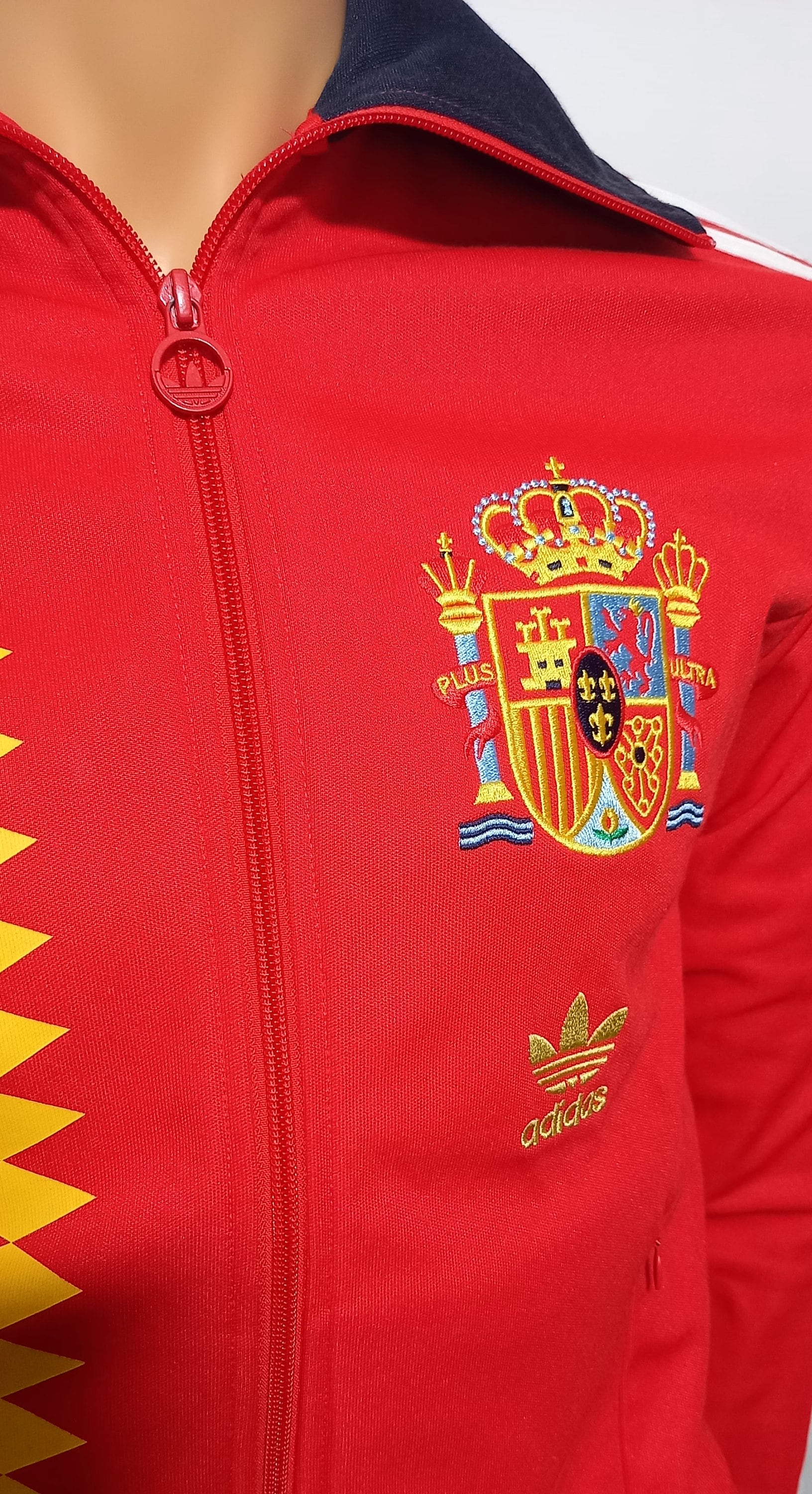 ADIDAS Track Jacket SPAIN Spain Soccer Team Retro Vintage ADIDAS Track Jacket SPAIN Spain Soccer Team Retro Vintage