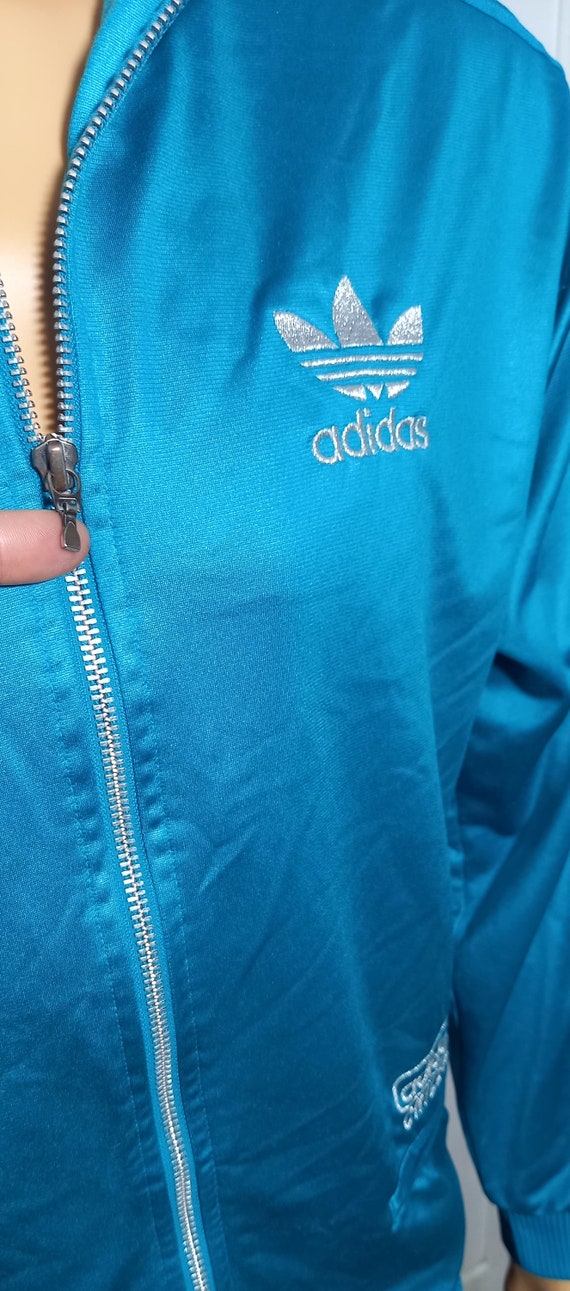 ADIDAS Track Jacket Chile 62 Blue Shiny Limited Retro ADIDAS Track Jacket Chile 62 Blue Shiny Limited Retro