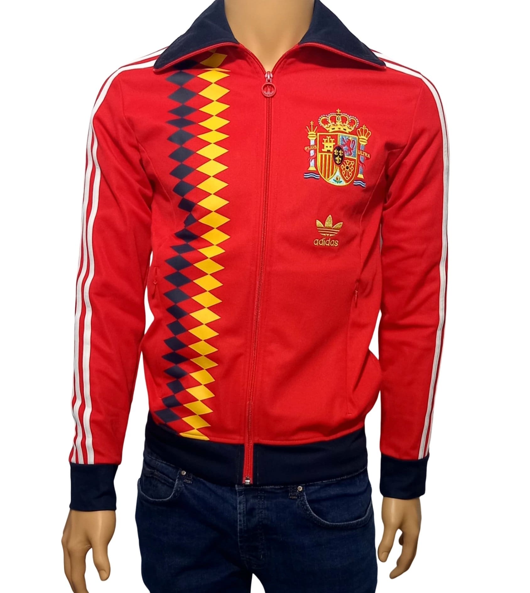 ADIDAS Track Jacket SPAIN Spain Soccer Team Retro Vintage ADIDAS Track Jacket SPAIN Spain Soccer Team Retro Vintage