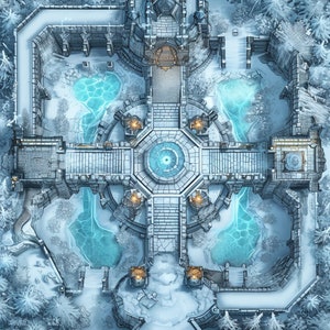 150+ Ice-themed RPG Maps Bundle, Dungeons and Dragons, RPG, Iso, High ...