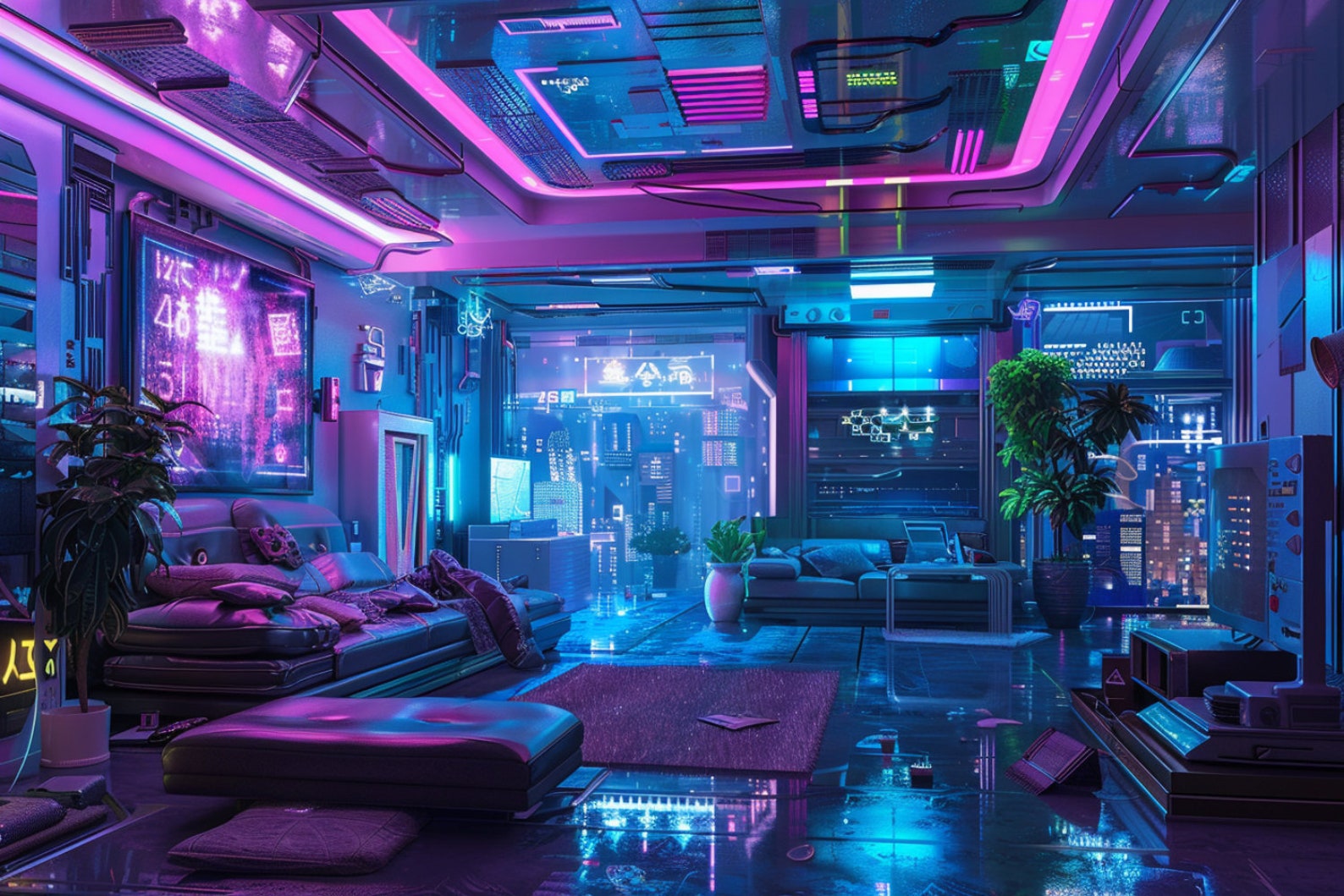 140+ Cyberpunk RPG Scenes Bundle, Dungeons and Dragons, RPG, DM ...