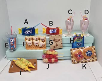 Custom Changeable Crochet Hook (Mini Food series)