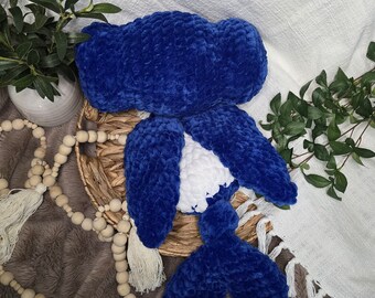 Jumbo Hammer Head Shark Crochet Lovey