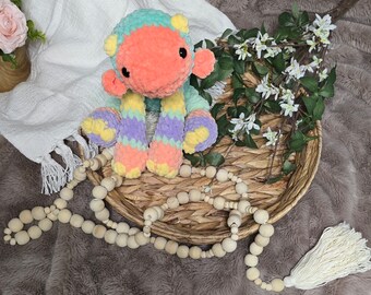 Pastel Moxie monster crochet stuffed plushie