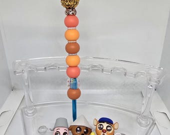 Changeable Crochet Hook with 3 Adorable Characters (hunny bear series)