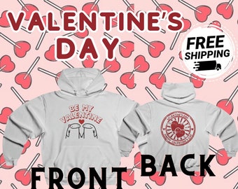 Valentijnsdagcadeau - Sweatshirt met capuchon voor heren - Valentijnsdag