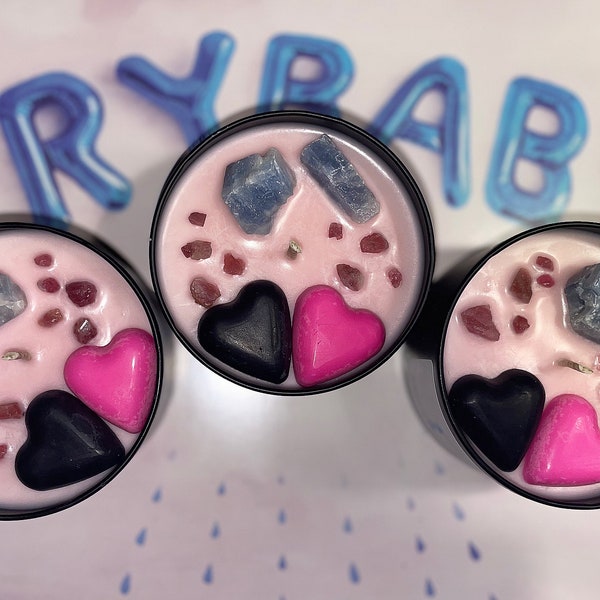 CRYBABY CANDLE- Melanie Martinez Inspired, Crybaby perfume scented, Healing your Inner Child, Emotional healing Intention Candle, Gift