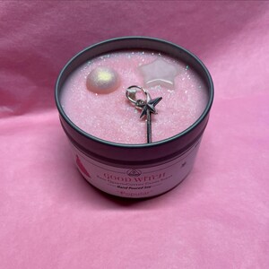 Bad Witch Candle, Good Witch Candle, 4oz Soy Sour Apple Candle, 4oz Soy Cotton Candy Candle, Glinda, Elphaba, Wicked, Wizard of Oz image 2