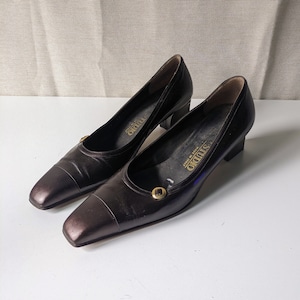 vintage | MAB Studio Bologna | brown leather pumps | size 38 | Made in Italy