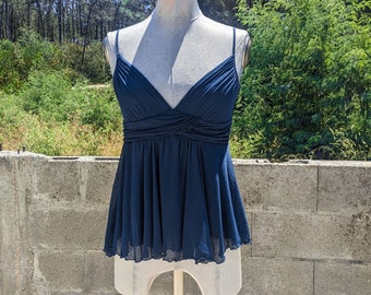 Diane von Furstenberg | designer top | 100% silk | size small | chiffon camisole
