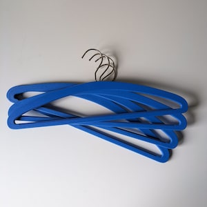vintage | laminate hangers | set of 4 | blue home decor