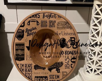 Baylor University Design - Wide Brim Laser and Hand-Burn File