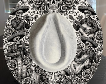 Mariachi-Hut mit breiter Krempe – Brenndesign (Laser- und Handbrenn-PNG)
