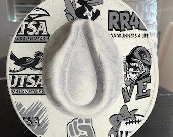 Roadrunners Hat Design - Wide Brim Laser and Hand-Burn File