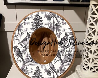 Christmas Hat Design - Wide Brim Laser and Hand-Burn File