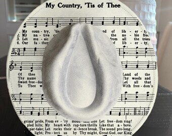 Meu desenho de chapéu de aba larga estilo country para queimar (PNG gravado a laser e à mão)