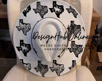 Mini Texas Design - Wide Brim Laser and Hand-Burn File