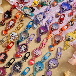 DISCONTINUED Nijisanji EN & JP Oshi-mark Charms