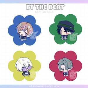 By The Beat Acrylic Charms