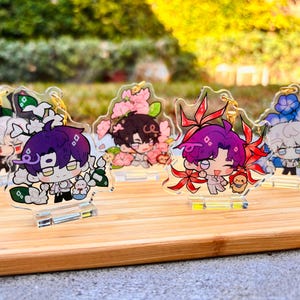Mini llaveros de pie Love And Deepspace