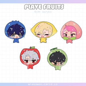 PLAVE Obst Acryl Charms