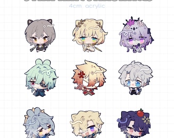 Mini Honkai Star Rail Acrylic Charms