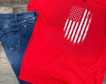 Women’s or Men's Graphic T-Shirt | Patriotic Shirt | USA Shirt | American Flag Shirt