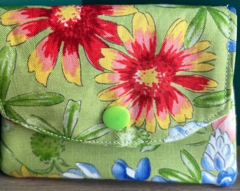 Handmade Small Women’s Wallet | Slim Credit Card Wallet | Back Pocket Wallet