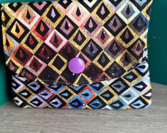 Handmade Small Women’s Wallet | Slim Credit Card Wallet | Back Pocket Wallet