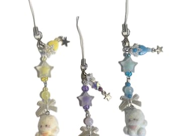 Pastel Kitty Kawaii Handmade Phone Strap Charms