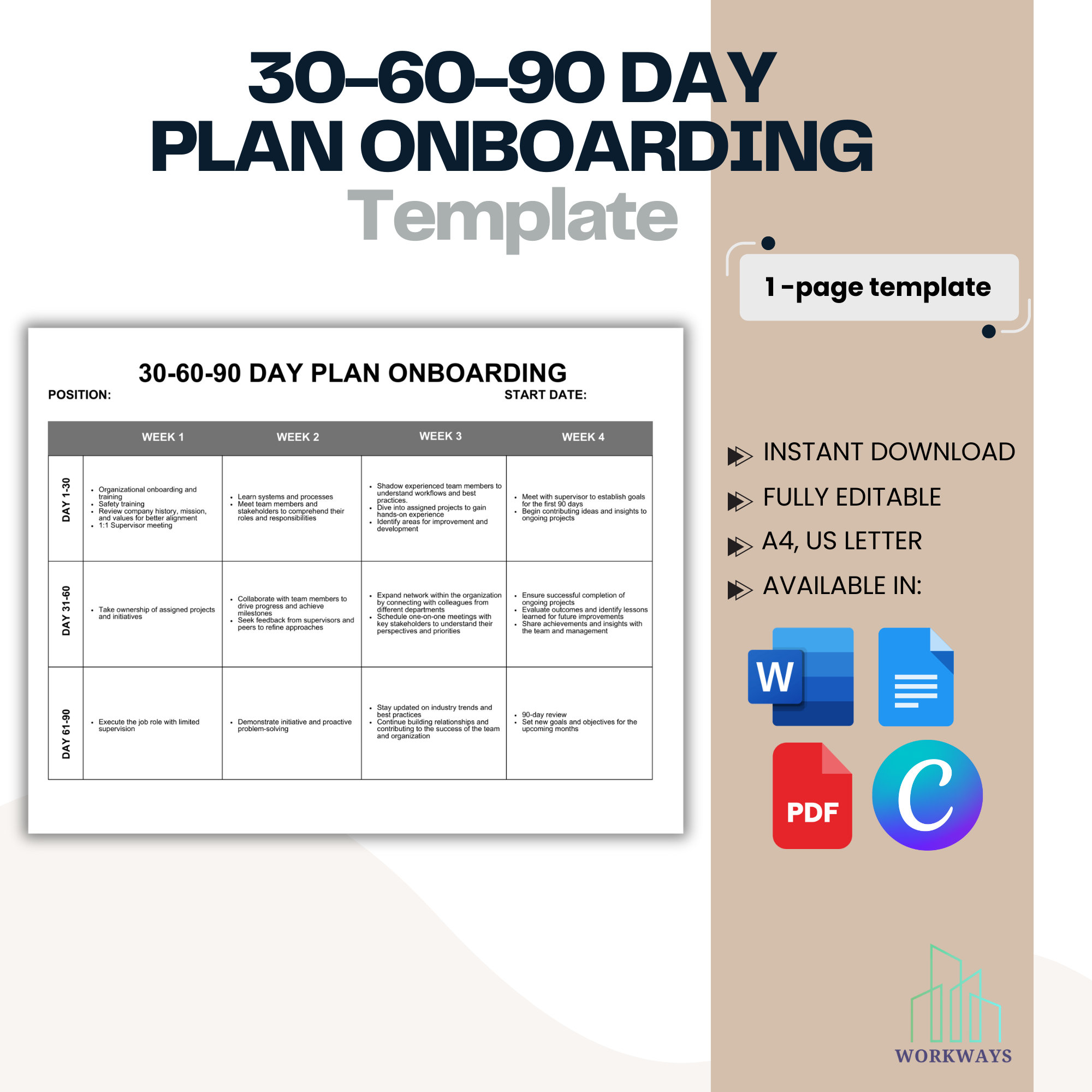 Employee Onboarding New Hire Onboarding HR Templates Editable Employee Onboarding New Hire Onboarding HR Templates Editable