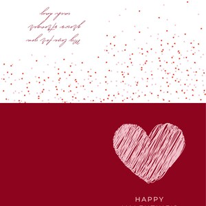 Printable PDF Valentine's Day Cards - Etsy