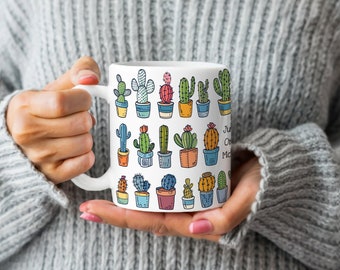 Cactus Mug | Just One More | Succulent Lovers | Cozy Gift for Her | Gift for Him | Anniversary Gift