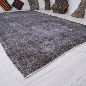 6x9 Rug,Oushak Turkish Rug,Wool Rug,Faded,Vintage Rug,Neutral Rug,Handmade Area Rug,Muted,Oushak Rug 6x9,Rug 6x9,Vintage Area Rug,Carpet,629