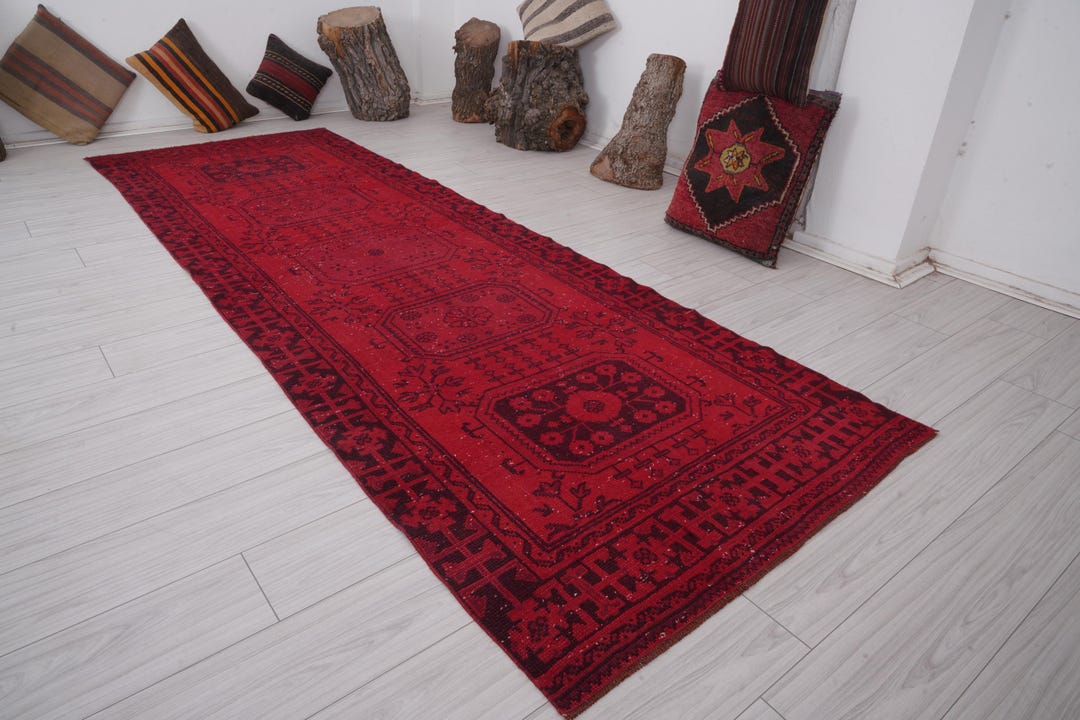 4x12 Runner,vintage Runner Rug,turkish Runner 4x12,handmade Wool Rug ...