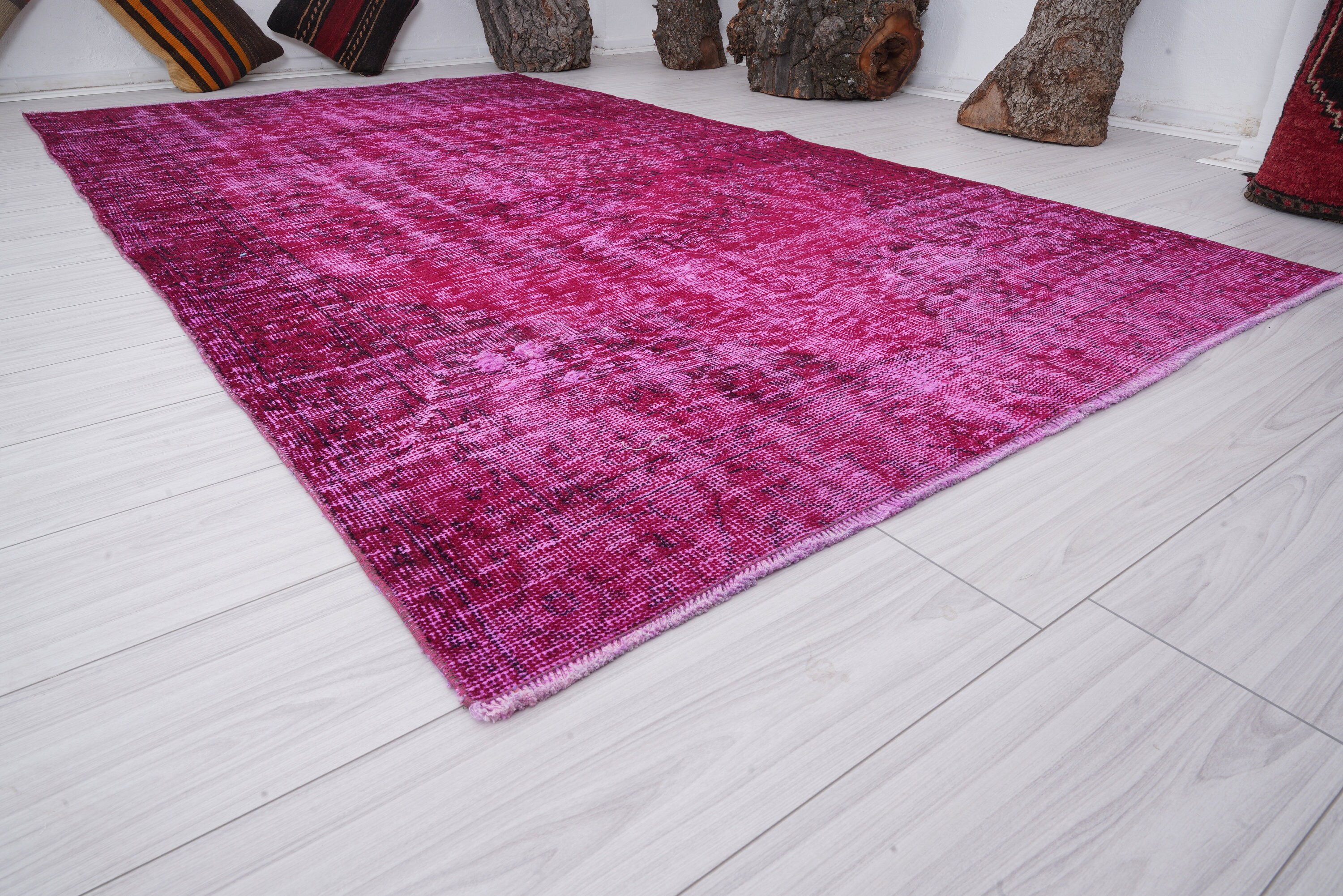 5x9 Rug,Oushak Turkish Rug,Wool Rug,Faded,Vintage Rug,Oushak Rug 5x9,Handmade Area Rug,Muted,Neutral Rug,Rug 5x9,Vintage Area Rug,Carpet,621