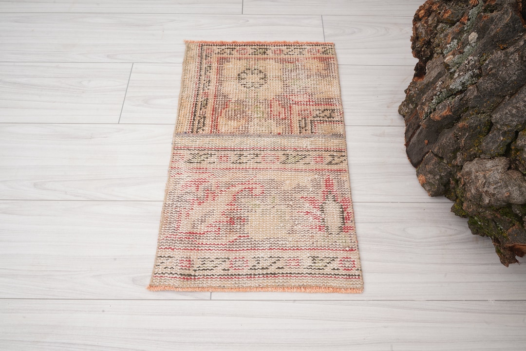 1x2 Rug,small Rug,1x2 Turkish Rug,vintage Small Rug,oushak Rug,handmade ...