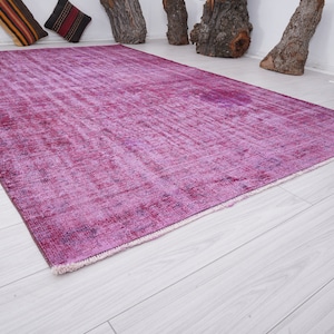 6x9 Rug,Oushak Turkish Rug,Wool Rug,Faded,Vintage Rug,Oushak Rug 6x9,Handmade Area Rug,Muted,Neutral Rug,Rug 6x9,Vintage Area Rug,Carpet,708